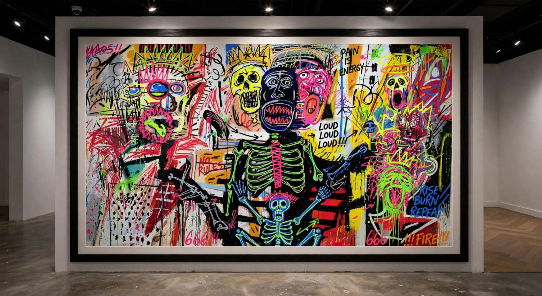 Selected Work III by Pierre Valcourt shown in an installation setting