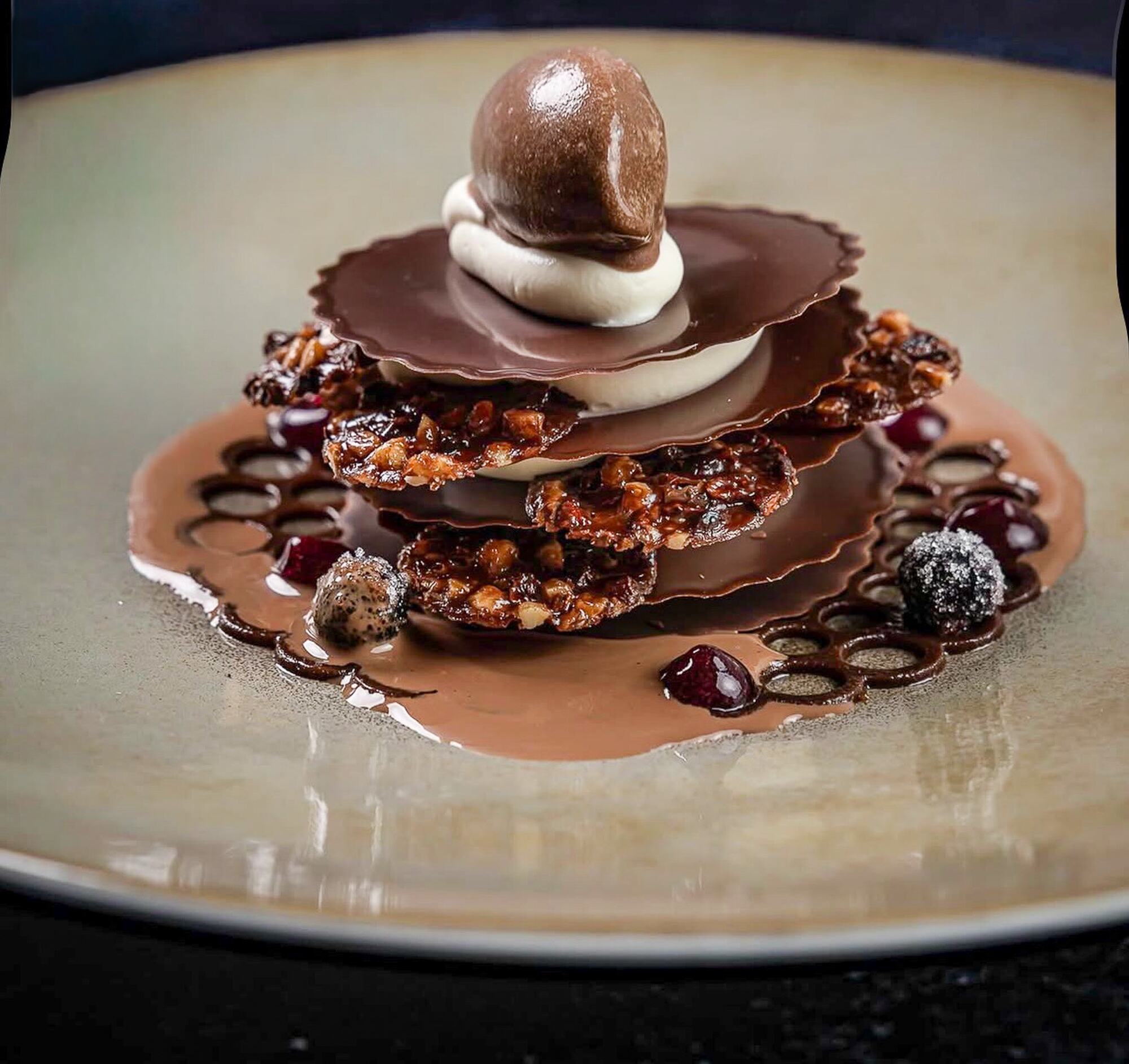 Black Velvet — original culinary composition photographed by Miriam
