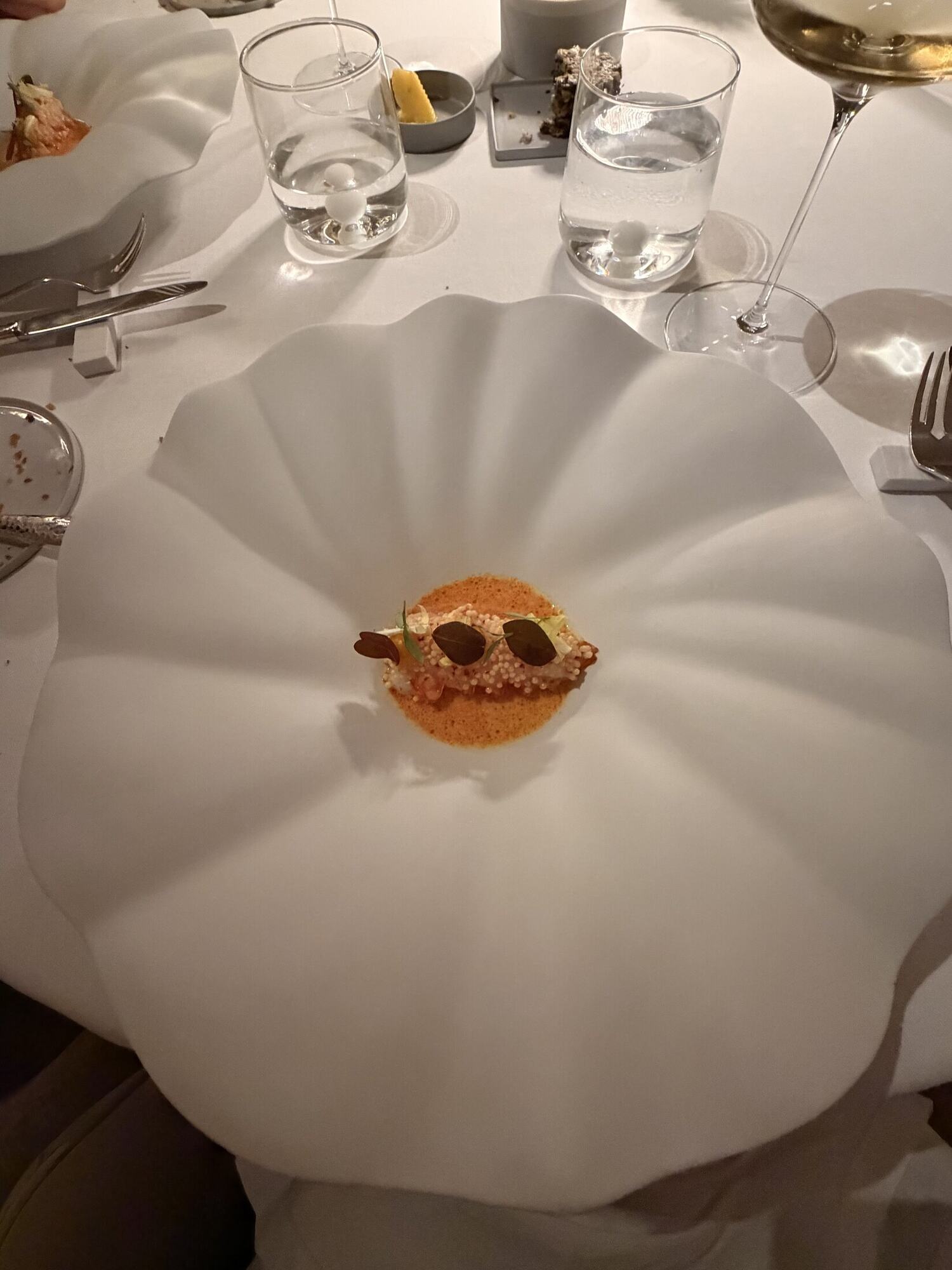 Smiling Red Buddha — original culinary composition photographed by Miriam