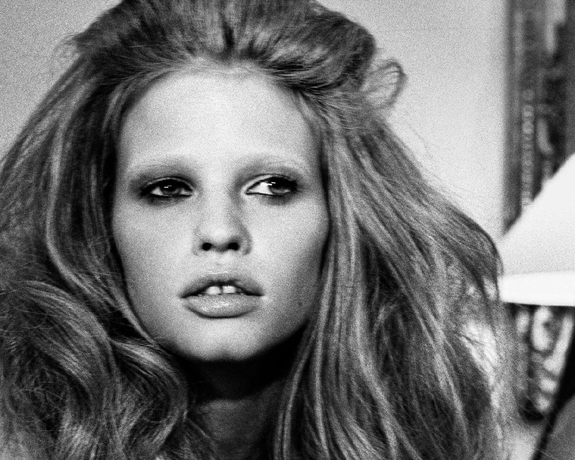 Lara Stone photographed in Paris by Steven Lyon